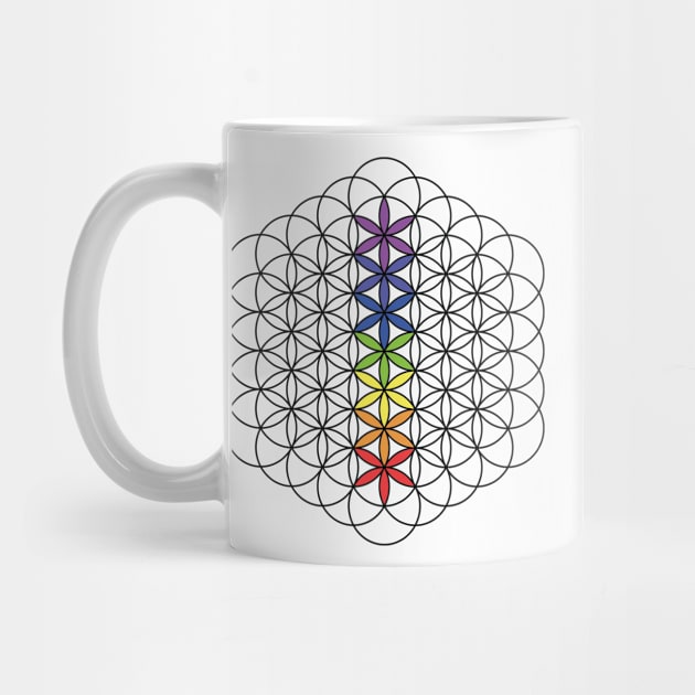 Flower Of Life Chakra System by Starseed